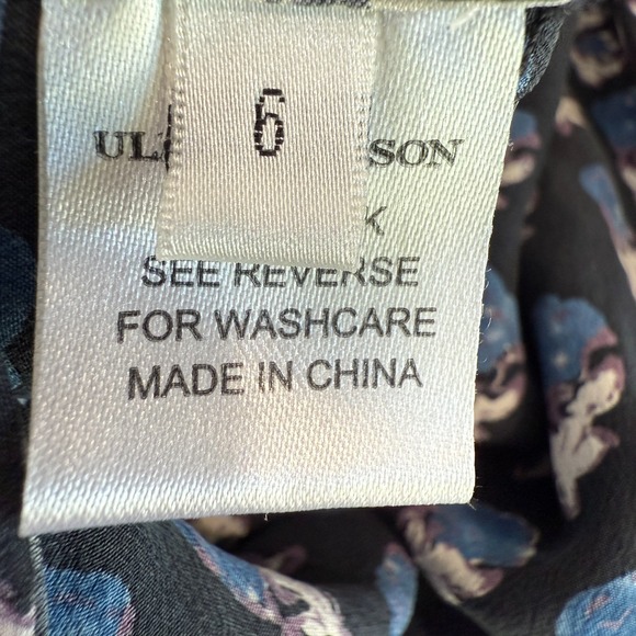 Ulla Johnson Naomie 100% Silk Harem Pants Womens 6 Floral Lightweight Stretch - Picture 11 of 12